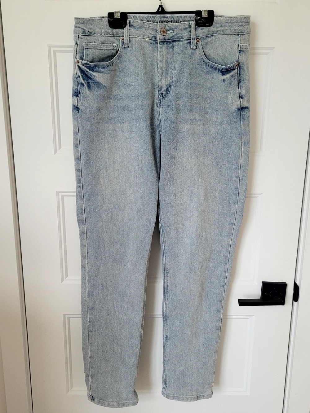 Abibelle High Waisted Light Wash Mom Jeans - Size 8-10 - Excellent Condition